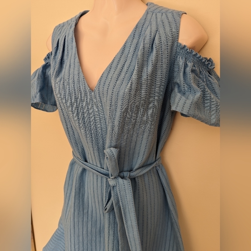 Anthropologie shoshana Francesca open-shoulder dress 6 - Picture 6 of 15
